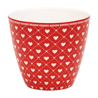 Latte cup Haven red